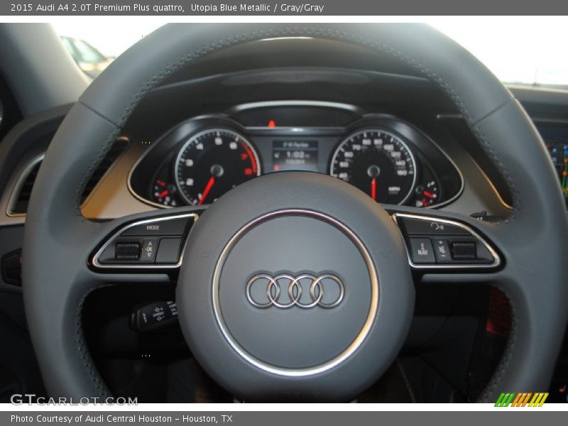 Utopia Blue Metallic / Gray/Gray 2015 Audi A4 2.0T Premium Plus quattro