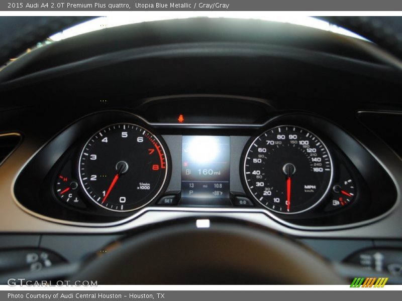 Utopia Blue Metallic / Gray/Gray 2015 Audi A4 2.0T Premium Plus quattro