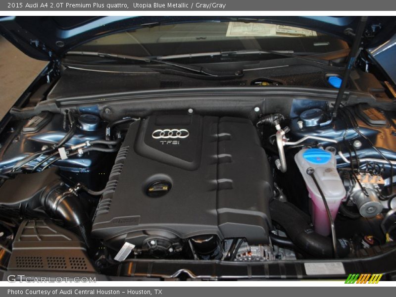 Utopia Blue Metallic / Gray/Gray 2015 Audi A4 2.0T Premium Plus quattro