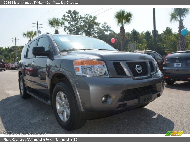 Gun Metallic / Charcoal 2014 Nissan Armada SV 4x4