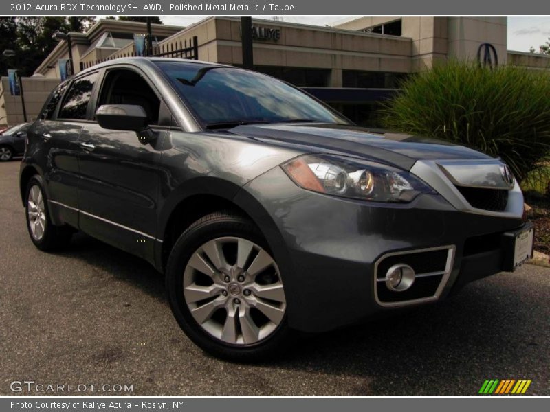 Polished Metal Metallic / Taupe 2012 Acura RDX Technology SH-AWD