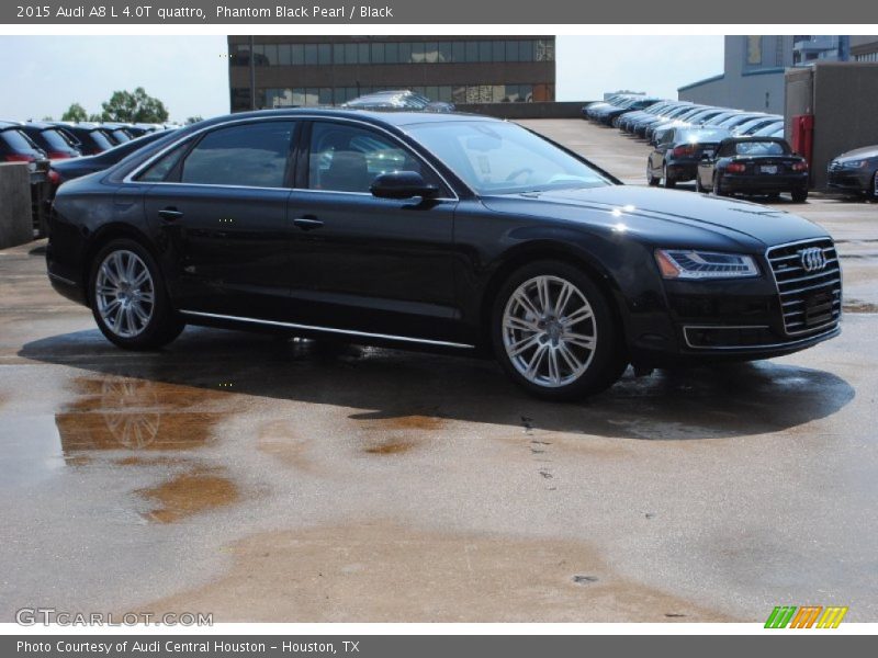 Phantom Black Pearl / Black 2015 Audi A8 L 4.0T quattro