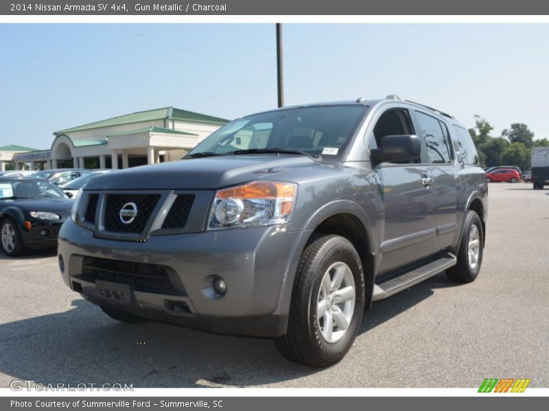 Gun Metallic / Charcoal 2014 Nissan Armada SV 4x4