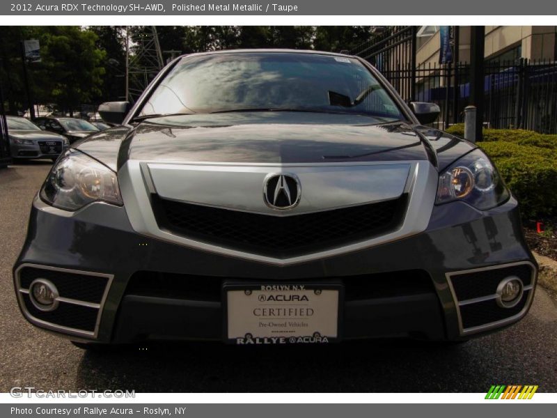 Polished Metal Metallic / Taupe 2012 Acura RDX Technology SH-AWD