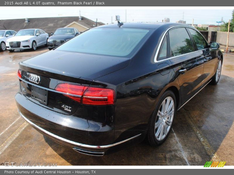 Phantom Black Pearl / Black 2015 Audi A8 L 4.0T quattro