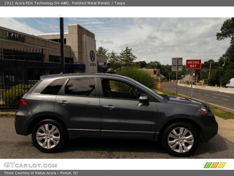 Polished Metal Metallic / Taupe 2012 Acura RDX Technology SH-AWD
