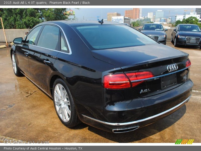 Phantom Black Pearl / Black 2015 Audi A8 L 4.0T quattro