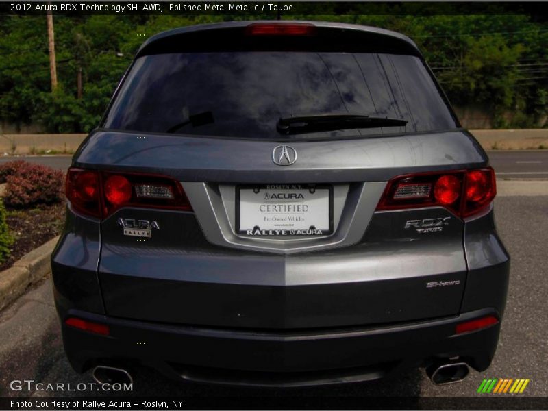 Polished Metal Metallic / Taupe 2012 Acura RDX Technology SH-AWD