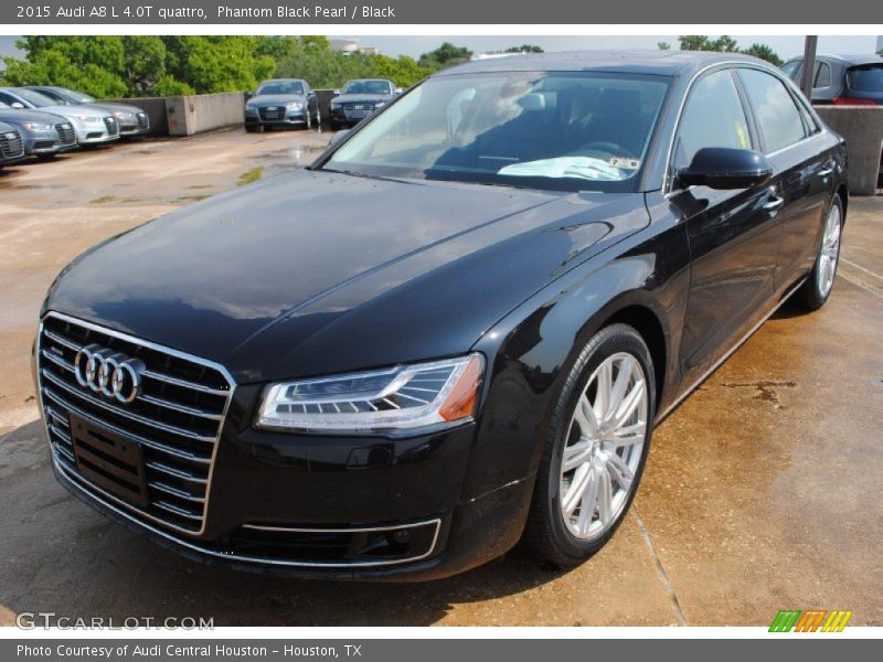 Phantom Black Pearl / Black 2015 Audi A8 L 4.0T quattro