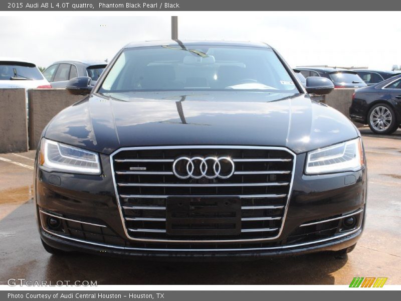 Phantom Black Pearl / Black 2015 Audi A8 L 4.0T quattro
