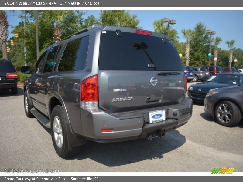 Gun Metallic / Charcoal 2014 Nissan Armada SV 4x4
