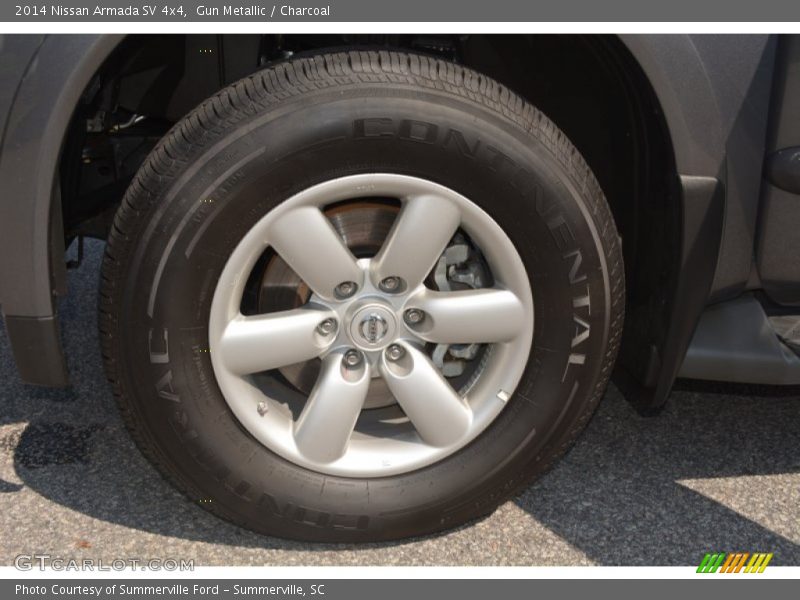 Gun Metallic / Charcoal 2014 Nissan Armada SV 4x4