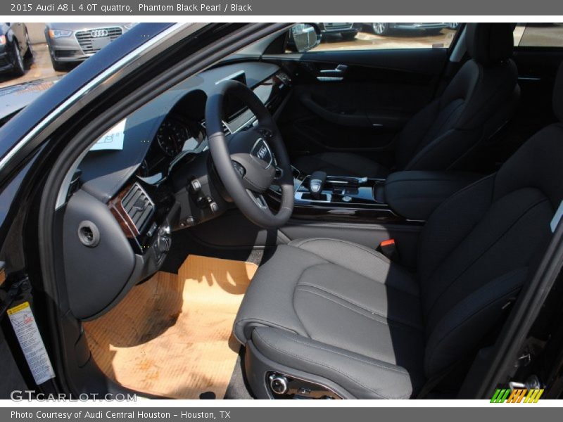 Phantom Black Pearl / Black 2015 Audi A8 L 4.0T quattro