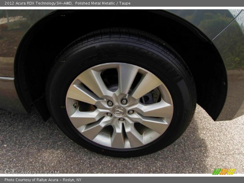 Polished Metal Metallic / Taupe 2012 Acura RDX Technology SH-AWD