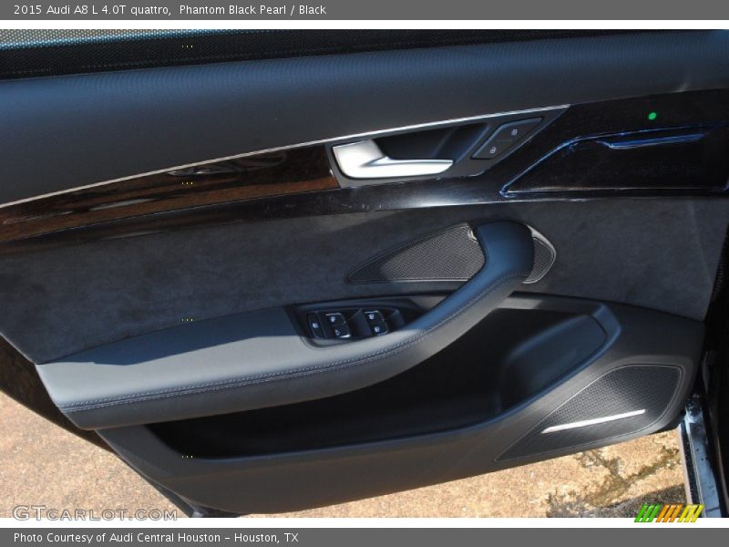 Phantom Black Pearl / Black 2015 Audi A8 L 4.0T quattro