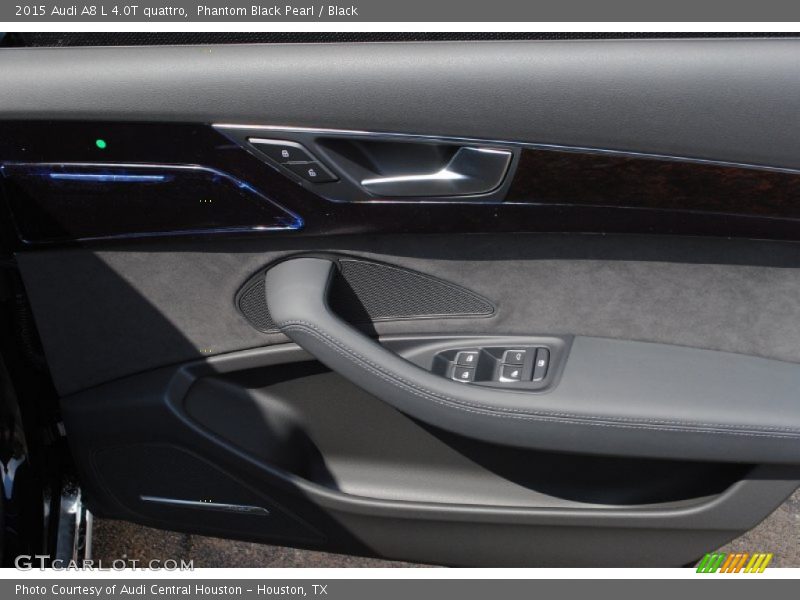 Phantom Black Pearl / Black 2015 Audi A8 L 4.0T quattro
