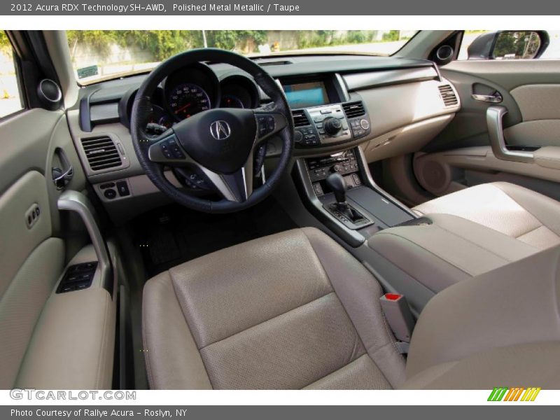 Polished Metal Metallic / Taupe 2012 Acura RDX Technology SH-AWD