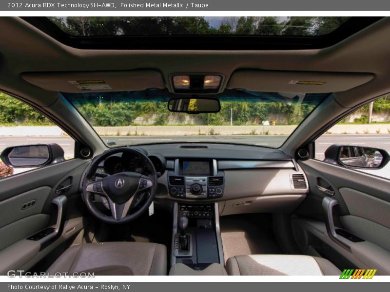 Polished Metal Metallic / Taupe 2012 Acura RDX Technology SH-AWD