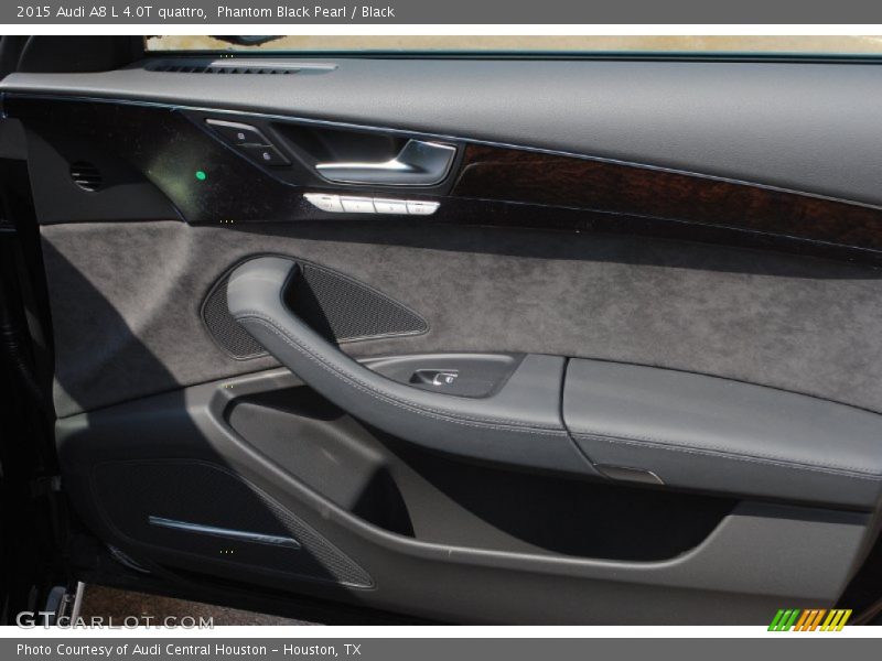 Phantom Black Pearl / Black 2015 Audi A8 L 4.0T quattro