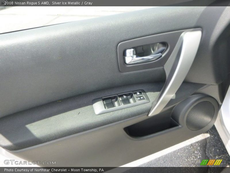 Silver Ice Metallic / Gray 2008 Nissan Rogue S AWD