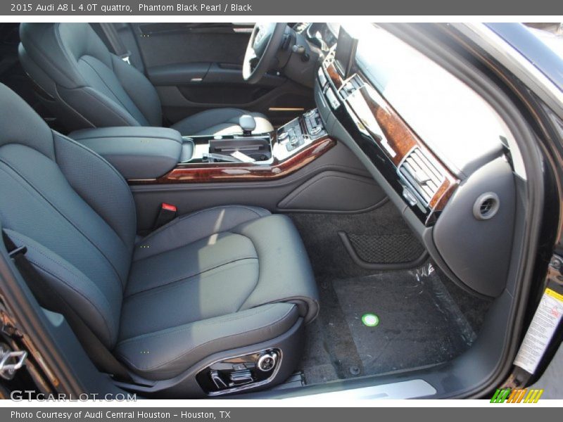 Phantom Black Pearl / Black 2015 Audi A8 L 4.0T quattro