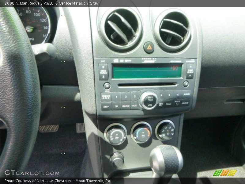 Silver Ice Metallic / Gray 2008 Nissan Rogue S AWD