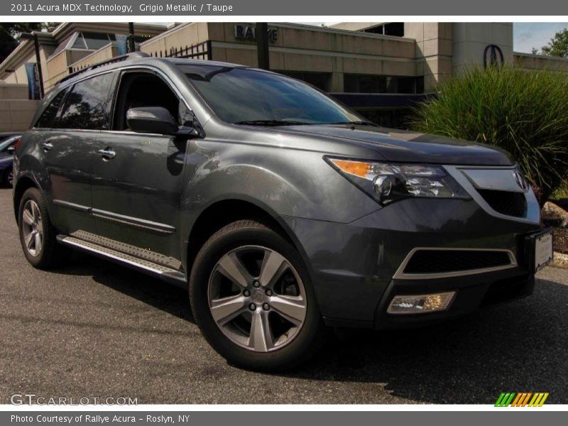 Grigio Metallic / Taupe 2011 Acura MDX Technology
