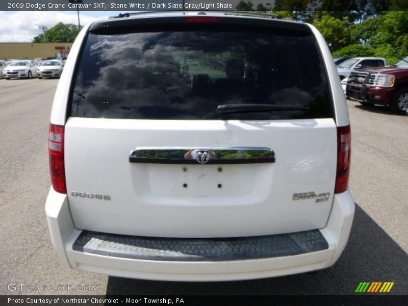 Stone White / Dark Slate Gray/Light Shale 2009 Dodge Grand Caravan SXT