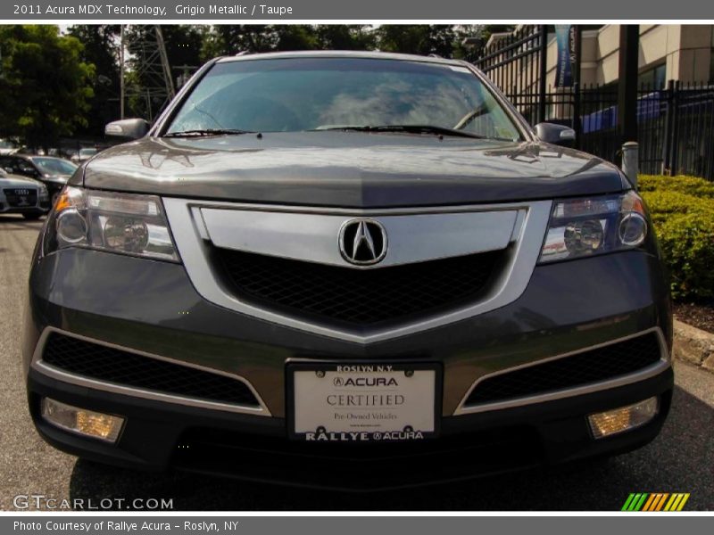 Grigio Metallic / Taupe 2011 Acura MDX Technology