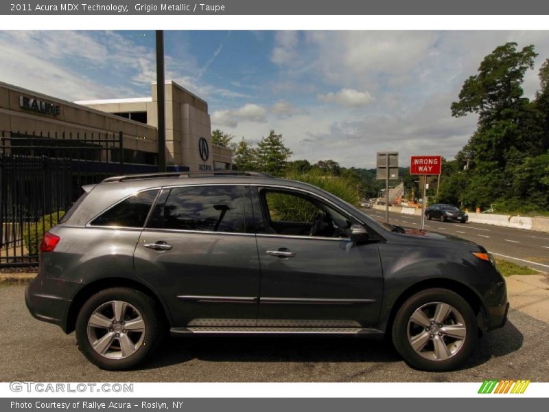 Grigio Metallic / Taupe 2011 Acura MDX Technology