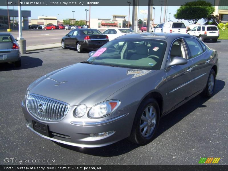 Stone Gray Metallic / Titanium 2009 Buick LaCrosse CXL