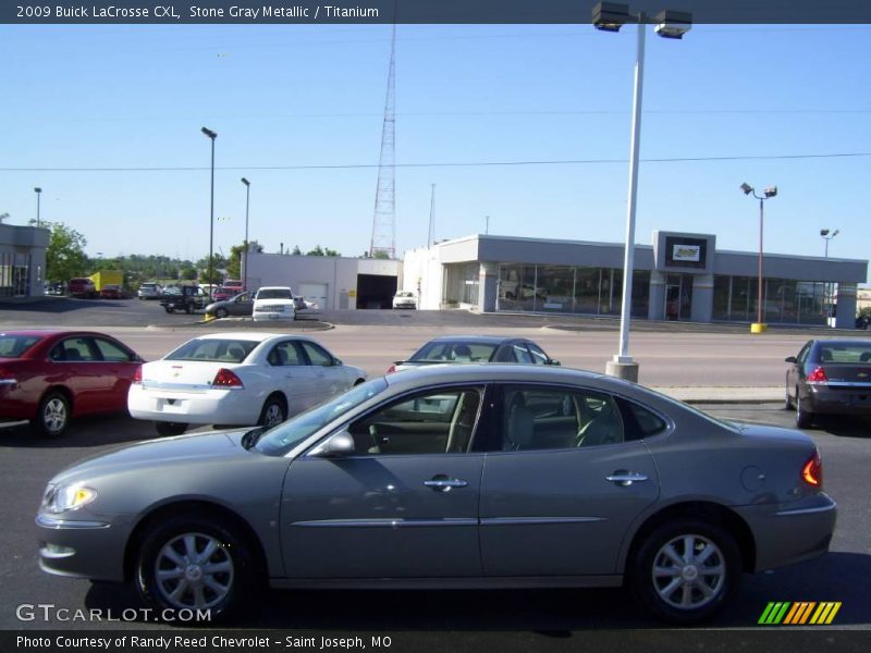 Stone Gray Metallic / Titanium 2009 Buick LaCrosse CXL