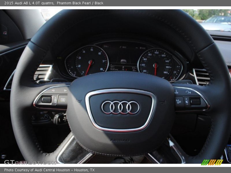 Phantom Black Pearl / Black 2015 Audi A8 L 4.0T quattro