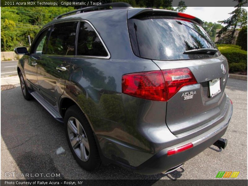 Grigio Metallic / Taupe 2011 Acura MDX Technology