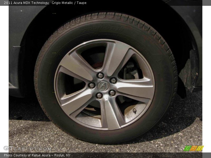 Grigio Metallic / Taupe 2011 Acura MDX Technology