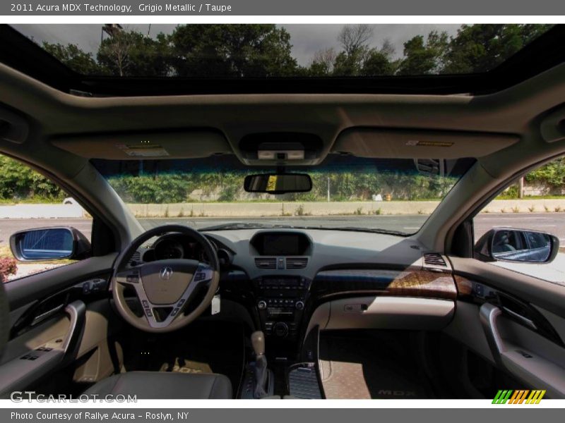 Grigio Metallic / Taupe 2011 Acura MDX Technology