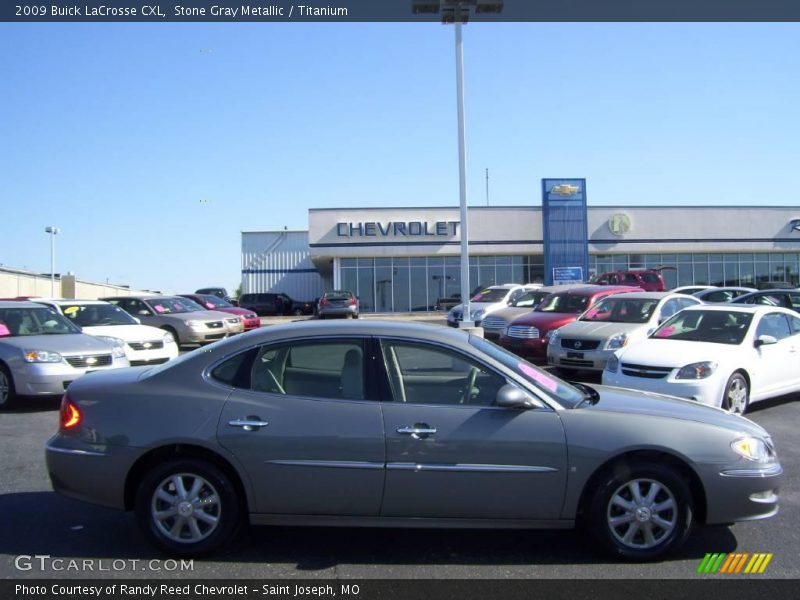 Stone Gray Metallic / Titanium 2009 Buick LaCrosse CXL