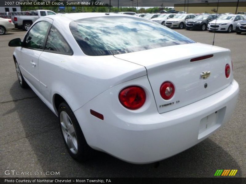 Summit White / Gray 2007 Chevrolet Cobalt LT Coupe