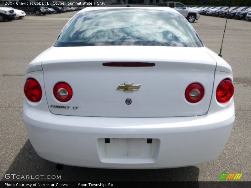 Summit White / Gray 2007 Chevrolet Cobalt LT Coupe