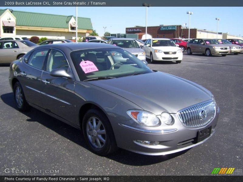 Stone Gray Metallic / Titanium 2009 Buick LaCrosse CXL