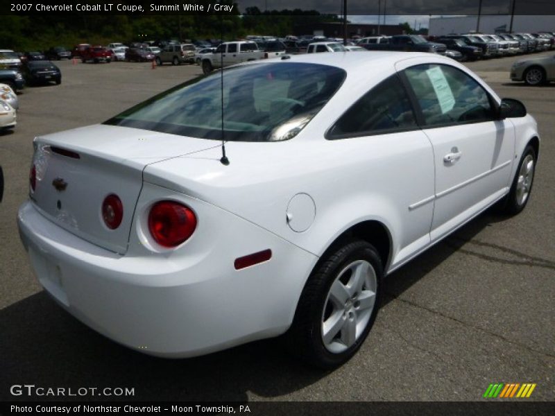 Summit White / Gray 2007 Chevrolet Cobalt LT Coupe