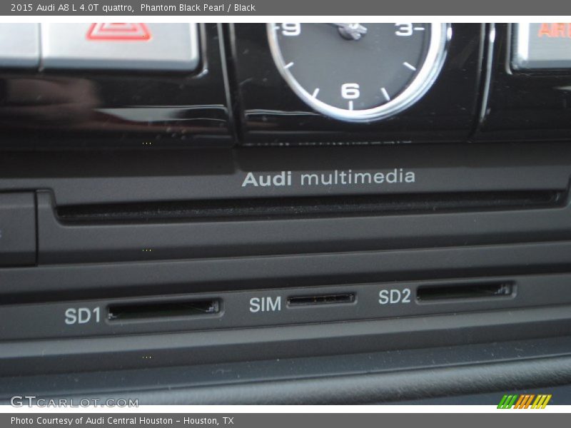 Phantom Black Pearl / Black 2015 Audi A8 L 4.0T quattro