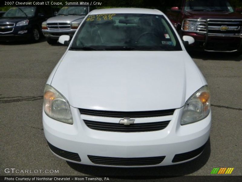 Summit White / Gray 2007 Chevrolet Cobalt LT Coupe