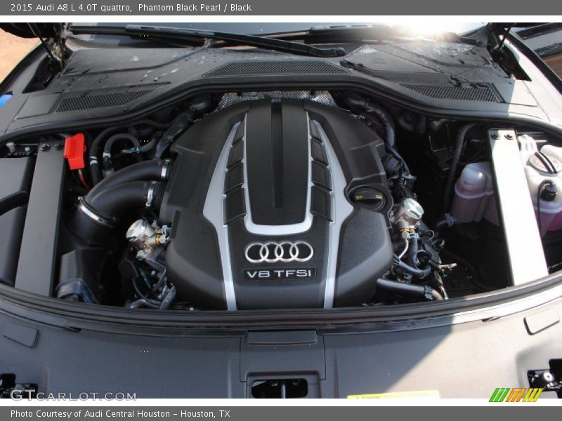 Phantom Black Pearl / Black 2015 Audi A8 L 4.0T quattro