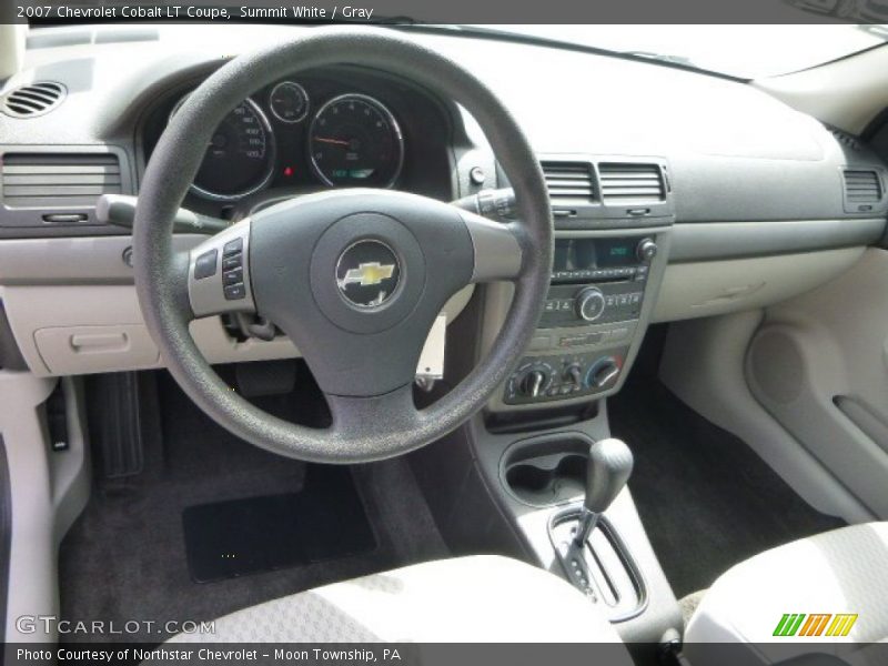 Summit White / Gray 2007 Chevrolet Cobalt LT Coupe