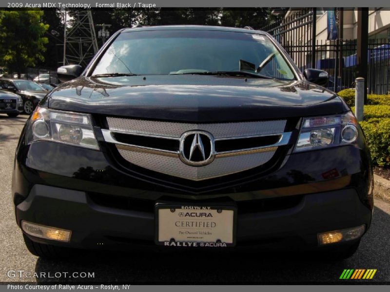 Formal Black / Taupe 2009 Acura MDX Technology