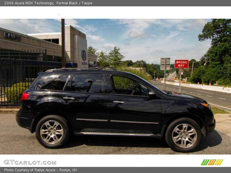 Formal Black / Taupe 2009 Acura MDX Technology