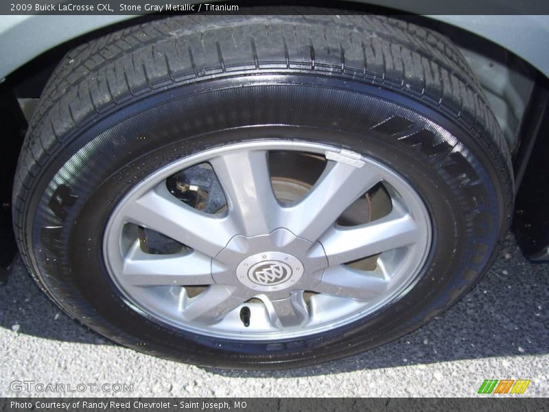 Stone Gray Metallic / Titanium 2009 Buick LaCrosse CXL