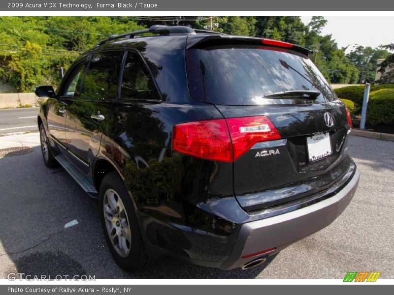 Formal Black / Taupe 2009 Acura MDX Technology