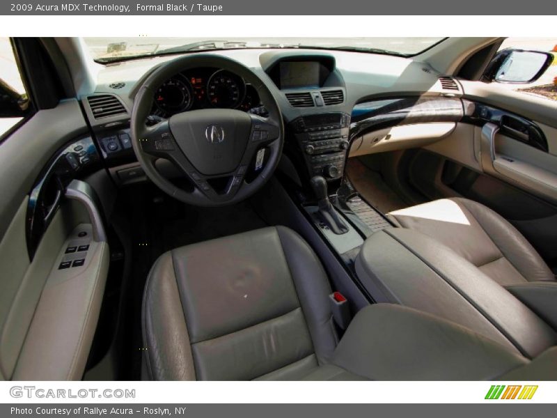 Formal Black / Taupe 2009 Acura MDX Technology